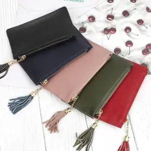 지퍼형 키워드 파우치 5color 가죽 열쇠고 카드지갑파우치 열쇠고리카드지갑 학생카드지갑