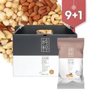[산과들에][명절 후 배송] [산과들에][9+1]순수누리 30입 하루견과 추석선물세트 (20gx30입)
