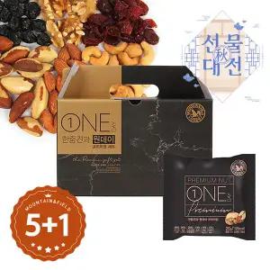 [5+1]원데이프리미엄30세트 /하루 견과류 선물세트 추석 명절 선물