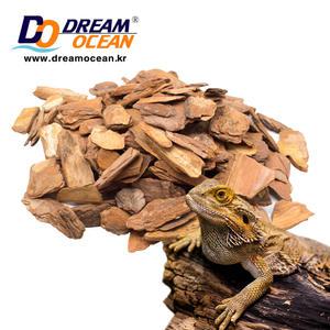 랩 타일 바크 650g (큰 입자) 파충류 도마뱀 거북이 흙 나무바크 베딩 바닥재