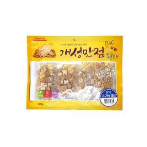 [에코펫]개성만점 황태+고구마큐브300g 강아지간식