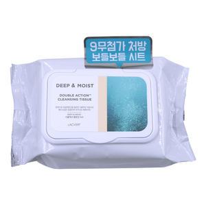 라끄베르 딥 앤 모이스트 더블액션 클렌징 티슈 80매 a1