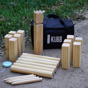 쿠브 보드게임 Kubb 야외놀이 스웨덴 북유럽 전통
