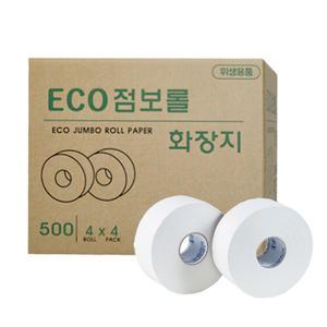 동방제지 에코 점보롤 화장지 1겹 16개 430m 업소용 화장실 대용량 휴지 DBJ-502