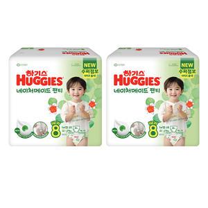 하기스 2024 네이처메이드 팬티 8단계 공용, 26매, 2팩, 1개 (52매)