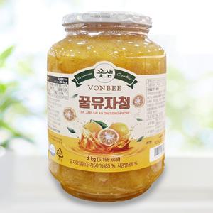 코스트코 꽃샘 본비 꿀 유자청 2kg