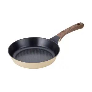 PN풍년 마레 카놀리 IH 리저브 24cm 프라이팬 국산 통주물 인덕션 후라이팬 가스 하이라이트 신형 우드디자인손잡이