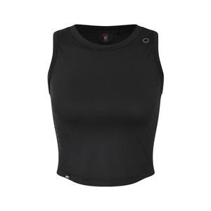 [UFC SPORT](김해점)UFC 그루브 슬림 크롭핏 슬리브리스 블랙 U4SLV3203BK