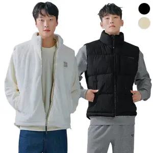 [체이스컬트] 양면 밍크 보아 패딩 VEST/2Color