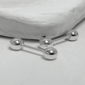 [블레스드 뷸렛]3.5mm 볼 피어싱_써지컬스틸/실버925