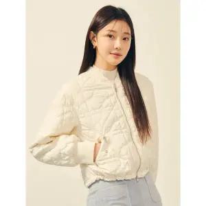 갤러리아 퀼팅 스트링 블루종 점퍼(GPAA0JPR21)*