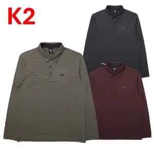 갤러리아 K2 / 케이투 남자 남성 가을 카라 스트라이프 폴로 티셔츠 KMU24281