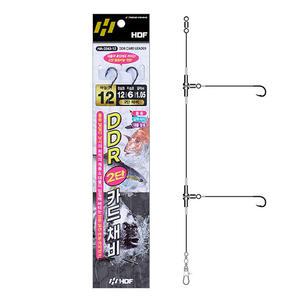해동 DDR 2단 카드 채비 HA-2543 돌돔 덜덜이 부시리 참돔 대물 바다 바늘