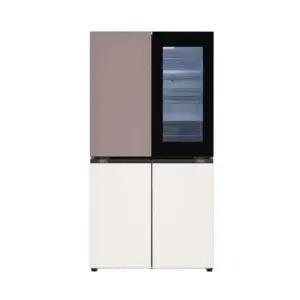 [LG]전자 노크온 매직스페이스 냉장고 4도어 865L 네이처 클레이 핑크+베이지(T875MKE412) (O)