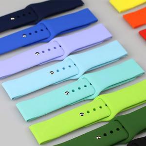 Amazfit GTR GTS 4 3 2 2e Mini Pro stratos 3 용 스포츠 스트랩, 실리콘 팔찌, Correa Amazfit bip U S 3 pro, 20mm, 22mm