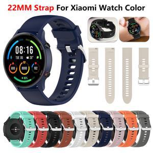 Xiaomi Mi Watch 용 22mm 실리콘 시계 밴드 스트랩 Mi Watch S1/S1 Pro /S1 Ative/S2 correa 용 컬러 스포츠 교체 팔찌