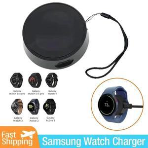 무선 시계 충전기 케이블 삼성 Galaxy Watch 6/5 Classic Pro/4/3 Active/2 고속 도크 용 휴대용 유형 C