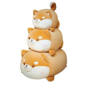 시바견 웰시코기 인형 플러시 베개 귀여운 바디필로우 수면 쿠션 생일 여친 선물