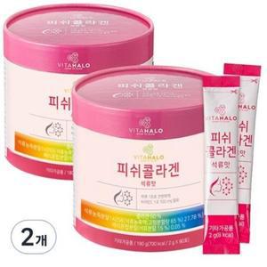 비타할로 피쉬 콜라겐 석류맛 180g 2개