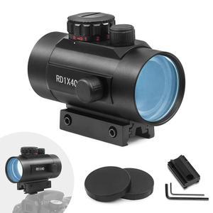 DSLR 카메라 플래시 유형 연결에 고정할 수 있는 아스트로마니아 1X40RD 리플렉스 레드 그린 닷 조준경 조명 스코프 마운트