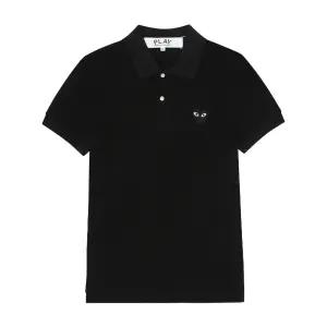 플레이 꼼데가르송 블랙 하트 폴로 셔츠 블랙 AX T066 051 1