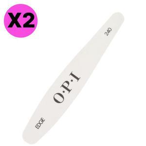 OPI 엣지 네일 파일 손톱 발톱 케어 화이트 240 2개