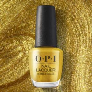 OPI 펄 매니큐어 네일 락커 아트 골드 메탈릭 F022