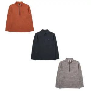 [K2](본점)KMU23217 FW 남성 기능성 FLYHIKE 멜란지 집업 티셔츠