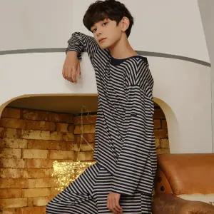 마밤 MSMV 피치기모 아동 주니어 잠옷 초등학생 파자마 실내복 세트 컴피ST NV베이지