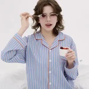 실크핏 시에르 긴팔 커플 잠옷 세트