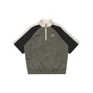 말본 골프 MALBON GOLF OUTDOORS CLUB 반집 하프슬리브 아노락 SAGE GREEN MAN