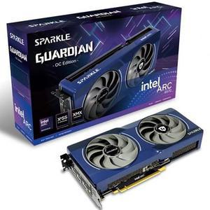 스파클 인텔 아크 B570 가디언 OC 그래픽 카드, 10GB GDDR6, 찢어진 냉각 2.0, 축 팬, 호흡 조명, 금속 백플레이트, SB570G-10GOC