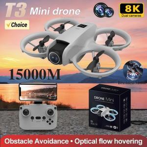 NEW T3 드론 8K HD 5G GPS 사진촬영 원격조종 전문가용 항공기 듀얼 카메라 쿼드콥터 장난감 UAV 남자아이