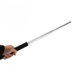 셀프디펜스 진압 특542G 고탄소강 640MM 삼단봉 실버