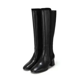 [BABARA]바바라 소가죽 여성롱부츠 3cm_AAG855