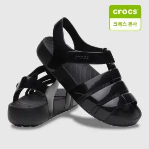 [크록스 본사] 크록스 이자벨라 샌들 블랙 키즈 (209400-001)