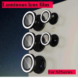 호환품 삼성 호환 갤럭시 호환 S25Plus S25  S4 UItra 렌즈 링 강화 유리 빛나는 캡용 세라믹 카메라 보호