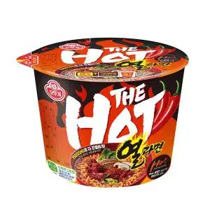 오뚜기 더핫 열라면 105g 12개 큰컵라면 큰사발