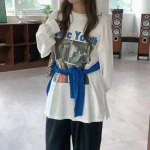 유데스 코튼 나염 박스티
