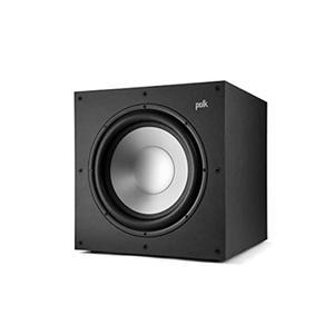 포크 모니터 XT12 전원 서브 - 12인치 다이내믹 밸런스 우퍼 및 100W 클래스 A/B 앰프, 저공명 MDF 캐비닛 및 탈착식 그릴, 돌비 애트모스 및 DTS:X 호환, 미드나잇 블랙