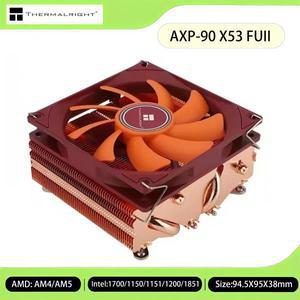 써멀라이트 AXP90-X53 풀 구리 로우 프로파일 CPU 공랭 쿨러 (92mm PWM 팬 포함, AMD AM4 AM5 Intel LGA 11