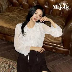 [아뜰리에 마졸리]25FW 레제르 러플 블라우스 (+이너탑)