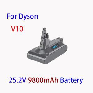 다이슨 V10용 25.2V 28000mAh 교체용 배터리 절대 코드 프리 진공 휴대용 청소기