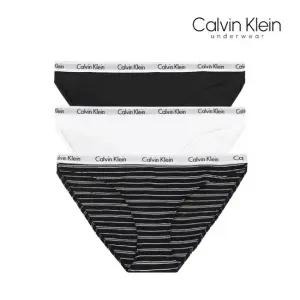 CK 언더웨어 여성 팬티 3장 세트 팬티 면 비키니 QP1258O-122