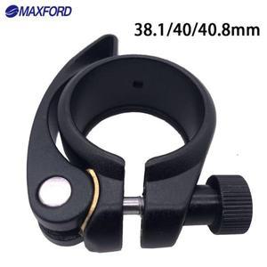 MAXFORD 조절 가능한 접이식 자전거 퀵릴리즈 시트 포스트 클램프, 38.1, 40/40.8 기둥, 튜브 액세서리