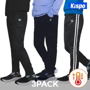 [키스포] (기모)심플+케이+2선라인바지 3PACK