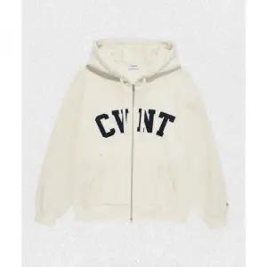 매장정품 커버낫 COVERNAT CVNT 플리스 오버핏 후디 집업 아이보리 CO2403JK18IV 1339247