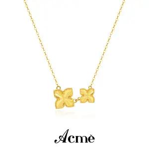 아크메 24K 트윈 클로버 목걸이+방송중(실버바3개+테니스팔찌)