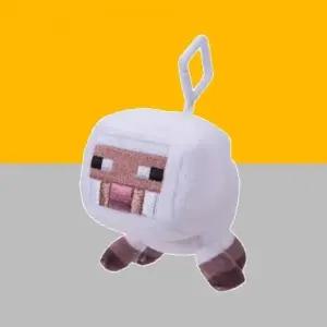마인크래프트 플러쉬 인형고리 BABY WHI SHEEP