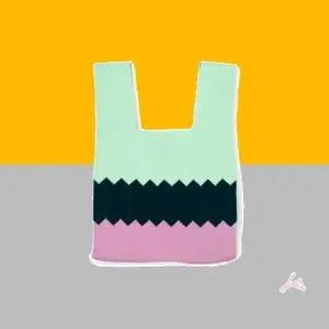 루미나 니트 손가방 지그재그